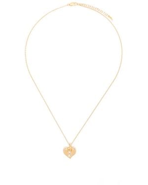 Missoma Collier Molten À Pendentif Cœur - White