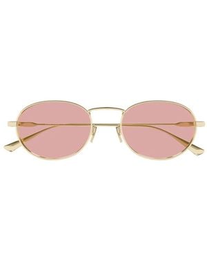 Saint Laurent Oval-Frame Sunglasses - Pink