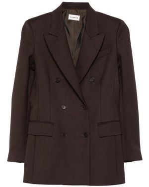 P.A.R.O.S.H. P. A.R. O.S. H. Double Breasted Jacket - Brown