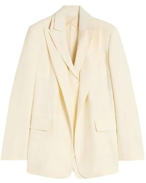 Sportmax Flap-Pocket Blazer - Natural