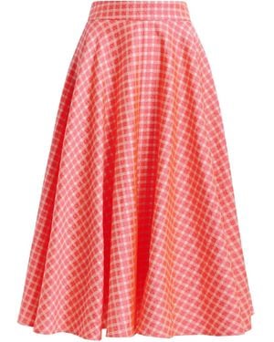 Essentiel Antwerp チェック スカート - レッド