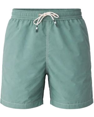 Hartford Drawstring Side Pockets Beachwear - Blue