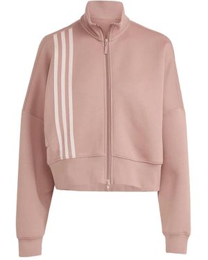 adidas Off Placed Zip-Up Sweatshirt - Pink