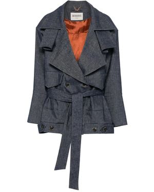 BATAKOVIC Belgrade Denim Bomber Jacket - Blue