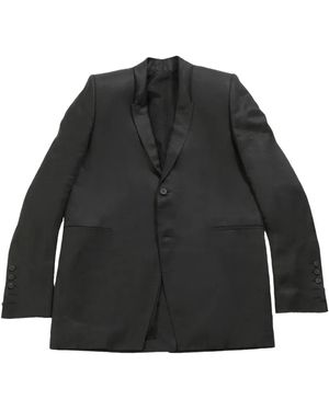 Rick Owens Satin-finish Blazer - ブラック