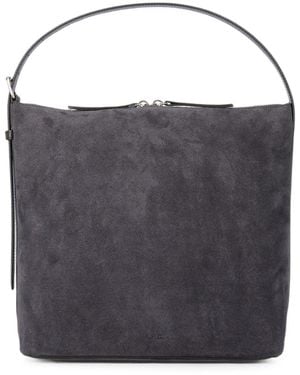 A.P.C. Vera Suede-Finish Tote Bag - Black