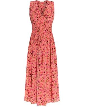 Ulla Johnson Midi Dresses - Red