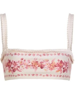Agua Bendita Olmo Cauca Bikini Top - Pink