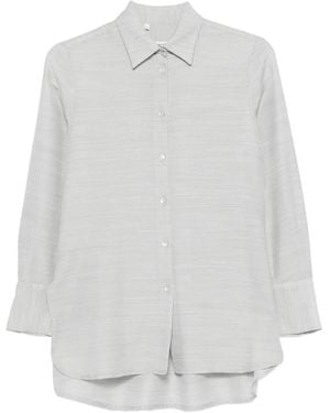 Barba Napoli Button-Down Long-Sleeve Shirt - White