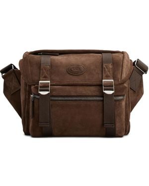 Tod's Suède Messengertas - Bruin