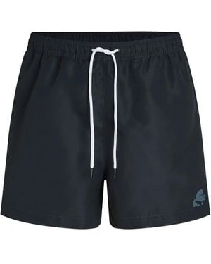 Karl Lagerfeld Bañador con cordones - Negro