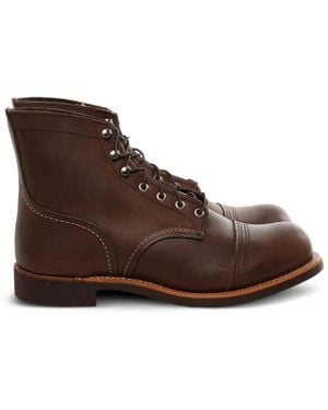 Red Wing Lace-Up Boots - Brown