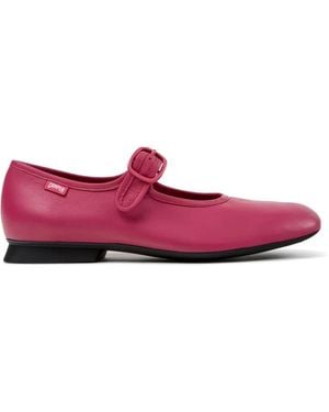 Camper Casi Myra Leather Ballet Flats - Pink