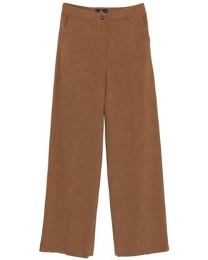 Etro Front-Seam Pants - Brown