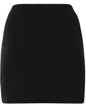 KHAITE Knitted Mini Skirt - Black