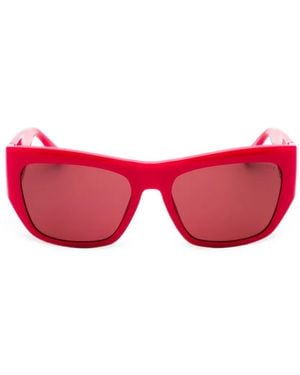 GUESS EYEWEAR Rectangle-Frame Sunglasses - Pink