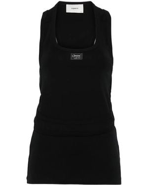 Coperni Open-Back Tank Top - Black