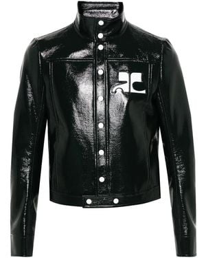 Courreges Chaqueta Reedition Vinyl - Negro