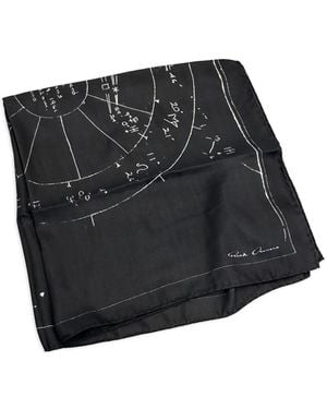 Rick Owens Printed Astro Scarf - Black
