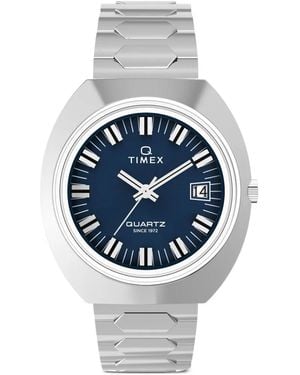 Timex Q 1972 Time Machine Reissue 39Mm Watch - Blue