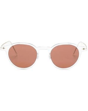 Lindberg 8347 Titanium Round Sunglasses - Pink