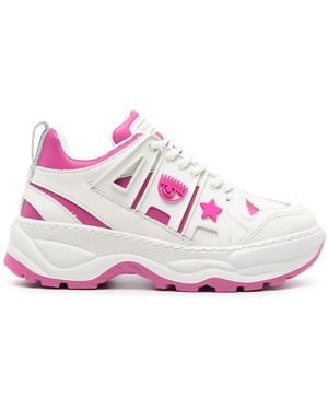 Chiara Ferragni Sneakers Con Logo - Rosa