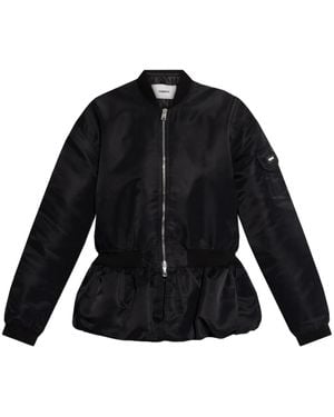 Coperni Gathered-Hem Bomber Jacket - Black