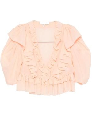 Chloé Ruffled Blouse - Pink