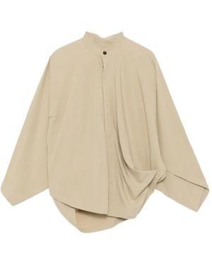 CROQUIS Asymmetric Loose Shirt - Natural