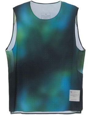 Y-3 Hardlooptop Met Print - Groen