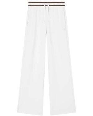 ARMANI EXCHANGE Jogger Drawstring Trousers - White