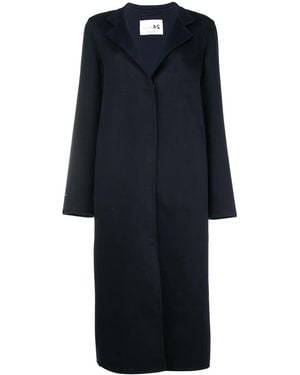 Manzoni 24 Single Breasted Coat - Black