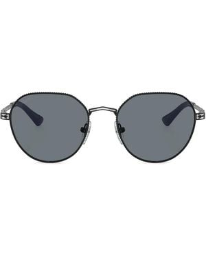 Persol Rimmed Round Sunglasses - Grey