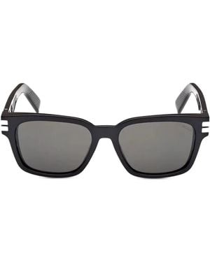 ZEGNA Square-Frame Sunglasses - Gray