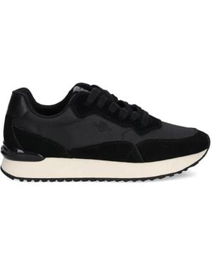 GANT Bevinda Suede Panelled Sneakers - Nero