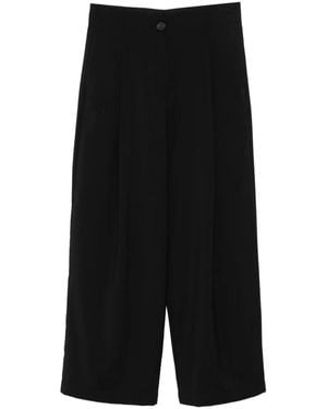 Phisique Du Role Pleated-Front Trousers - Black