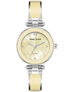 Anne Klein Accented 30Mm Watch - Metallic