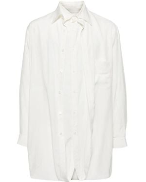 Yohji Yamamoto Double-Layered Shirt - White