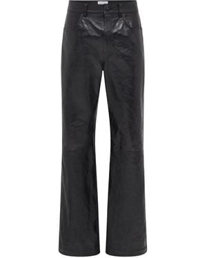 Marine Serre Pantalones Glossy Moon - Gris