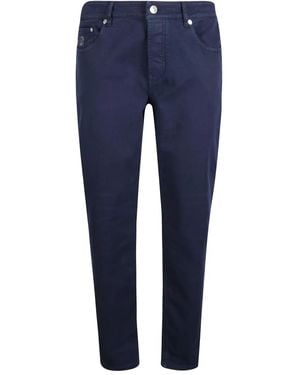 Brunello Cucinelli Belt-Loop Jeans - Blue