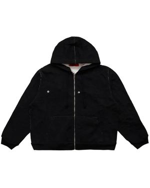 424 Molded Wrapped Hoodie - Black