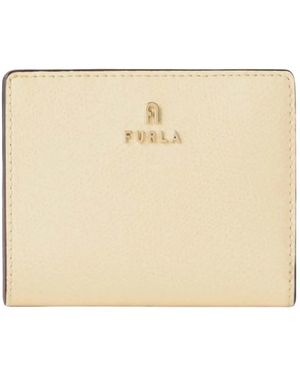 Furla S Camelia Grained-Leather Wallet - Natural