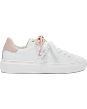 Furla Lace-Up Trainers - White