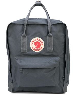 Fjallraven Kanken Logo-Patch Backpack - Grey