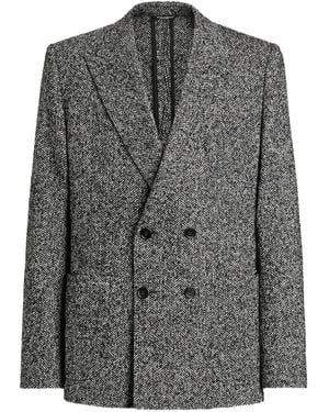 Dolce & Gabbana Sakko Mit Fischgrätenmuster - Grau