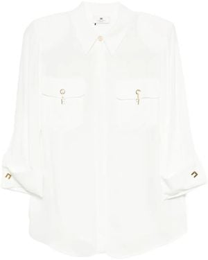 Elisabetta Franchi Camisas de blanca - Blanco