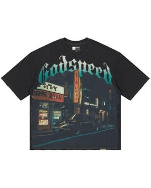 Godspeed Tokyo Pit Stop T-Shirt - Blue