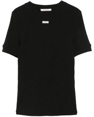Entire studios Logo-Patch T-Shirt - Black