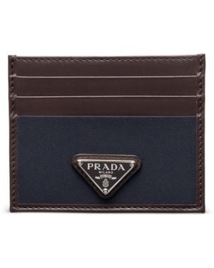 Prada Porte-Cartes Speedrock Re-Nylon - Bleu