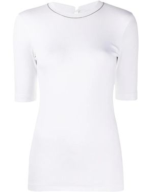 Brunello Cucinelli Cotton T-Shirt - White